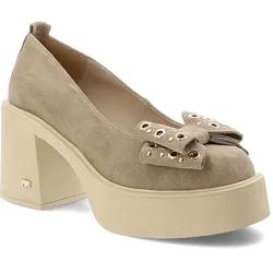 Beige Halbschuhe Karino Absatzschuhe, 36