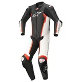 Alpinestars Missile V2 1-Teiler Motorrad Lederkombi, schwarz-weiss-rot, Größe 48