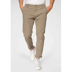 Chinohose »Chino Taper«, mit optimalem Stretchanteil, Gr. 29 - Länge 32, beige, , 59360941-29 Länge 32