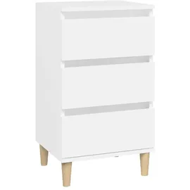 vidaXL Nachtschrank 40 x 35 x 70 cm Weiß