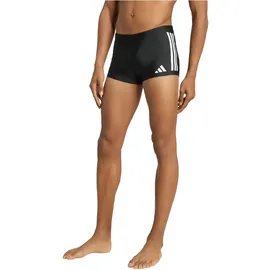 adidas 3S Badehose Swim Boxers Schwarz/Weiß M