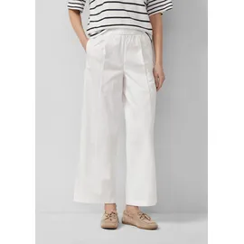 s.Oliver Wide-Leg-Culotte Hosen Weiß 38