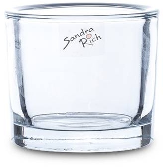Sandra Rich: Glas Heavy Pot - Abmessung 8 x 9 cm (1 Stück) - klar