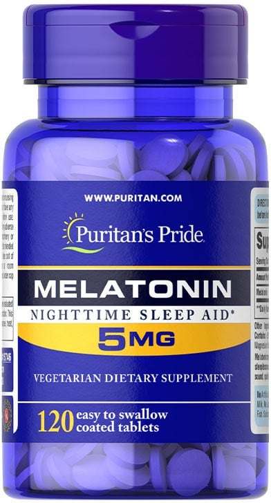 Puritan's Pride Melatonin 5 mg (120 Tabletten)