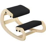 Kniestuhl, Ergonomischer Holzsitz Mit Wippfunktion, Verstellbarer Kniestuhl Fürs Homeoffice