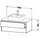 Duravit XSquare Waschtischunterbau wandhängend 100,0 x 54,8 cm, 2 Schubkästen, XS491107575 WTU 400x1000x548,