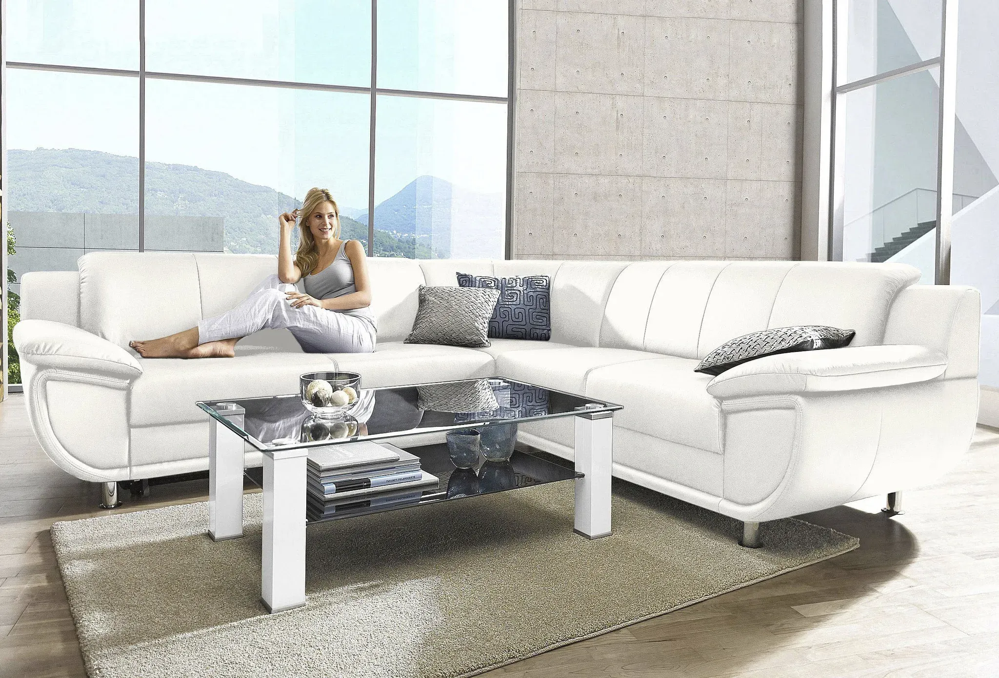Ecksofa TRENDMANUFAKTUR 