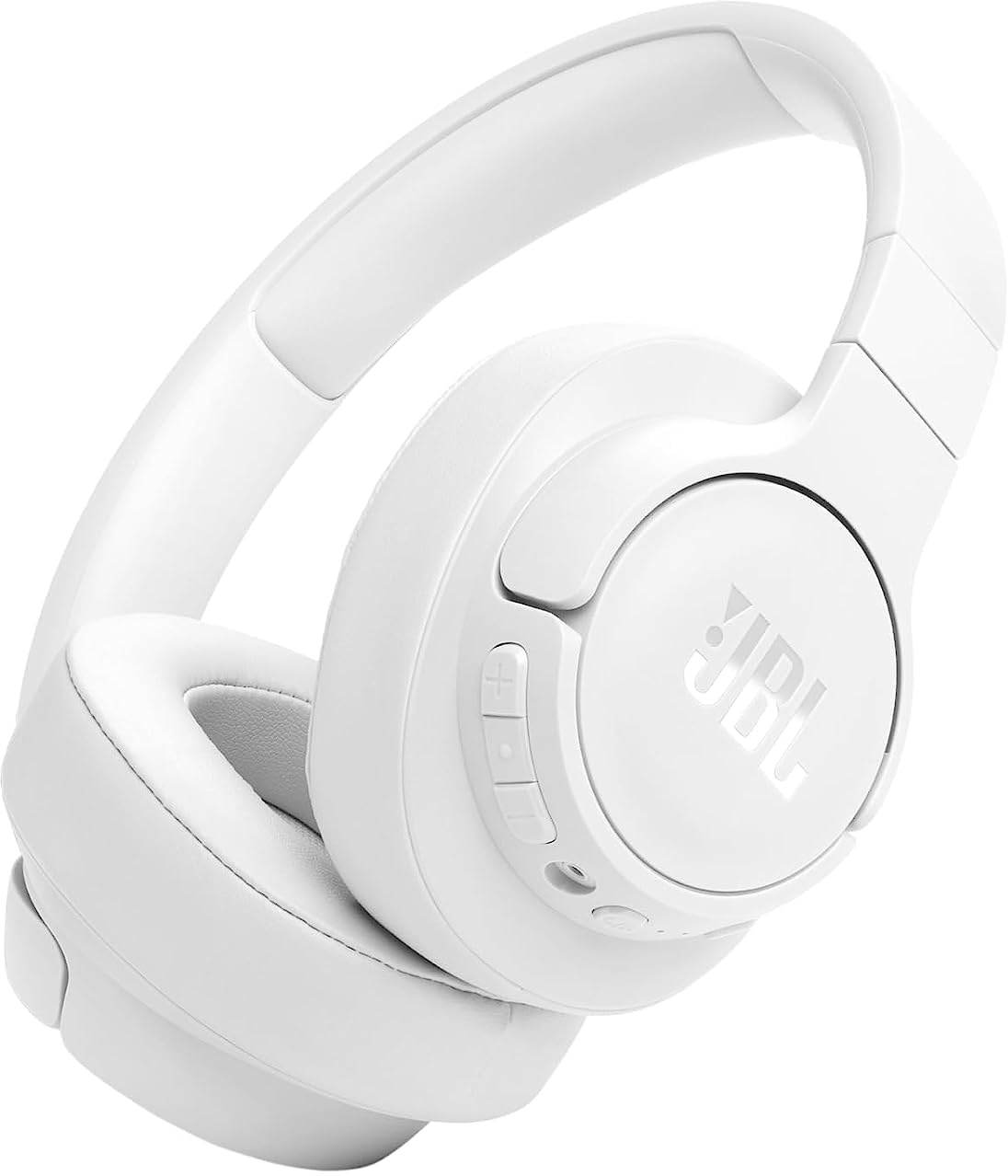 JBL Tune 770NC – Kabellose Over-Ear-Kopfhörer mit adaptivem Noise-Cancelling und faltbarem Design – Bis zu 70 Stunden Akkulaufzeit mit Schnellladefunktion – Weiß