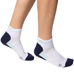 DIM Damen Sneaker Socken Sport 2er Pack - mehrfarbig - 35|36|37|38