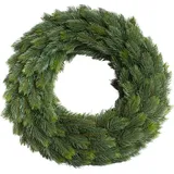Botanic-Haus Kunstkranz Edel-Adventskranz beidseitig gebunden (ca. 52 cm)