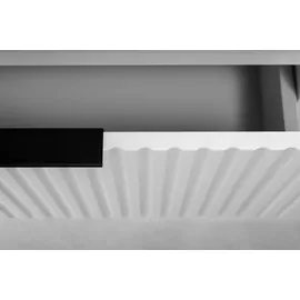 Rodan | Waschbeckunterschrank 80cm | Weiß matt | B/H/T 80/57/46cm | Weiß Tischplatte | Badezimmerschränke, Badmöbel, Waschbecken Unterschränke - Weiß