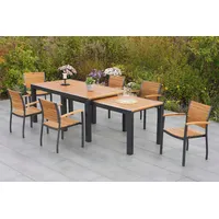Merxx Santorin Set 7-tlg. Grau