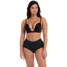 Magic Bodyfashion Bügelloser BH MAGIC BODYFASHION "V-Bra", Damen, Gr. 75, Cup C, schwarz, Obermaterial: 82% Polyester, 18% Elasthan, unifarben, BHs, extrem tief fallender Ausschnitt und extra tiefer Rücken