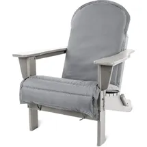 ASPERO Gartenstuhl Adirondack 75 x 75 x 83 cm weiß