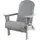 ASPERO Gartenstuhl Adirondack 75 x 75 x 83 cm weiß