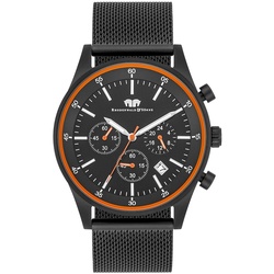 Rhodenwald & Söhne Chronograph Goodwill in Schwarz Edelstahl in Schwarz Herrenuhren   Herren 