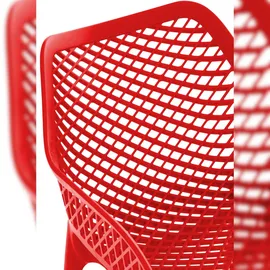 CLP Air XL Stapelstuhl 57 x 60 x 81 cm rot