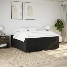 vidaXL Boxspringbett 180 x 200 cm Schwarz