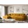 altdecor Wohnlandschaft, Gelb, 6-Sitzer, U-Form, 344x73x165 cm, Wohnzimmer, Sofas & Couches, Wohnlandschaften, Wohnlandschaften in U-Form