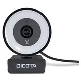 Dicota Webcam Ringlight 5MP Webcam Mikrofon