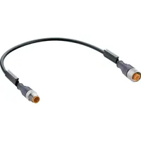 Belden 12021-1 Sensor-/Aktor-Steckverbinder, konfektioniert M12 Stecker, gerade, Buchse, gerade