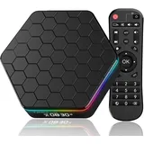 Android TV Box 12.0 TV Box Android 4GB RAM 64GB ROM Allwinner H618 Quad-Core Cortex-A53, Android TV Boxes 4K 6K WiFi 6 2.4/5G Bluetooth 5.0 3D 100M Ethernet