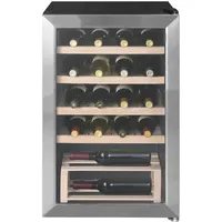 Hanseatic Weinkühlschrank "HWC20FCBH-2", Energieeffizienz: F, silber (schwarz), B:43cm H:69cm T:47cm, Weinkühlschränke, inkl. 3 Jahre Herstellergarantie, Weinkühlschrank