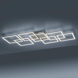 q smart home lights LED-Deckenleuchte Q-Inigo Alu, Eisen, Stahl & Metall Silber