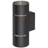 ETC Shop Wandlampe (1x 9W) schwarz