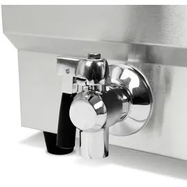 Vertes Doppel-Friteuse 2x13L Edelstahl