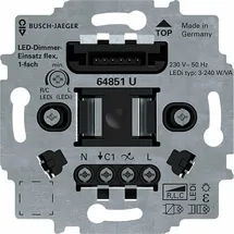 Busch-Jaeger LED-Dimmer-Einsatz flex 1fach UP, LED, 3-240VA (64851U)