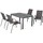 Merxx Amalfi Set 5-tlg. Tisch 220 x 90 cm taupe