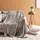 KARACA Ruby Stripe Wellsoft Doppel Decke, Grau