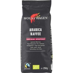 Mount Hagen Röstkaffee entkoffeiniert  ganze Bohnen bio 250g