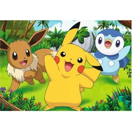 Ravensburger Kinderpuzzle 2x24 Teile - Pokémon - Pikachu und seine Freunde