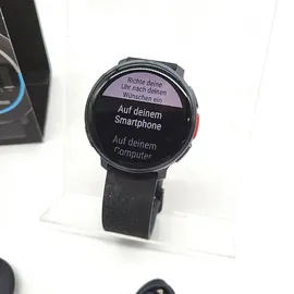 Polar Vantage V3 BT 47 mm Aluminiumgehäuse schwarz Silikonarmband blau L