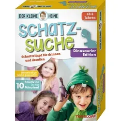 TESSLOFF 378864211 Der kleine Heine Schatzsuche Dinosaurier Edition Schnitzeljagd für drinnen und draußen