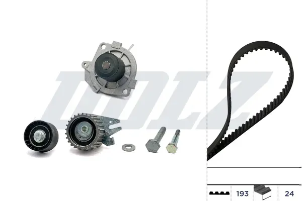 DOLZ Wasserpumpe + Zahnriemensatz kd114