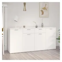 vidaXL Sideboard 160 x 75 x 36 cm Weiß