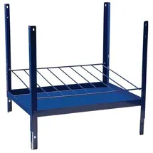 Nordwest Handel AG Regalelement 8-reihig Kunststoff/Metall H520xB540xT390mm blau