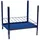 Nordwest Handel AG Regalelement 8-reihig Kunststoff/Metall H520xB540xT390mm blau