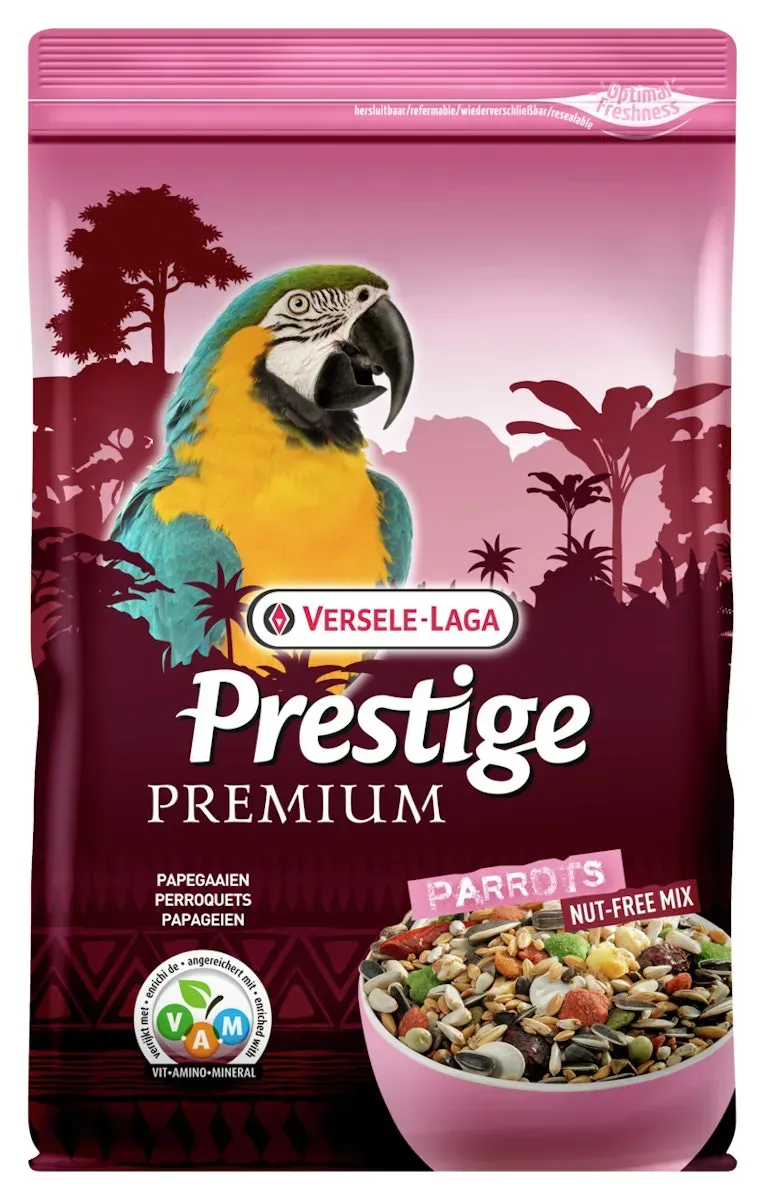 VERSELE-LAGA Prestige Premium Papageien ohne Nüsse 2kg Vogelfutter