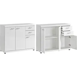 Procontour Sideboard 90 x 74 x 35 cm Weiß