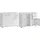 Procontour Sideboard 90 x 74 x 35 cm Weiß
