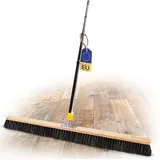 Novaliv Besen Großer Besen Saalbesen 100 cm Schwarz