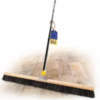 Novaliv Besen Großer Besen Saalbesen 100 cm Schwarz