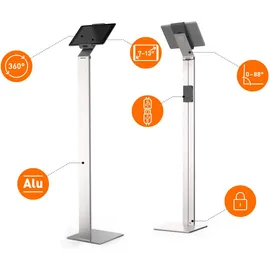 Durable Tablet Holder Floor metallic silber 893223