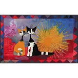 Salonloewe Rosina Wachtmeister Läufer NOI Due 075x120 cm Fußabtreter Sauberlaufmatte innen Haustür Fussmatte Indoor Schmutzfänger Outdoor waschbar