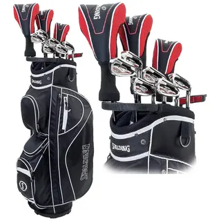Spalding SX35 Premium Golf-Set für Herren, Rechtshänder, Graphit/Stahl