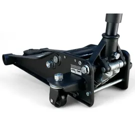 DeTec. Wagenheber 3t extra flach 75mm Autoheber 500mm Hub Rangierwagebenheber Schwarz